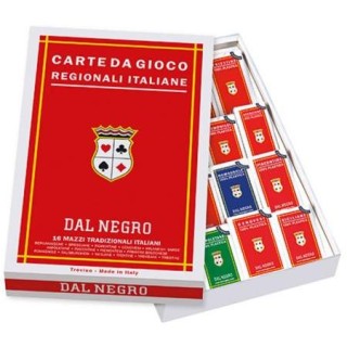 Regionali Italiane Carte da Gioco - Confezione da 16 mazzi diversi