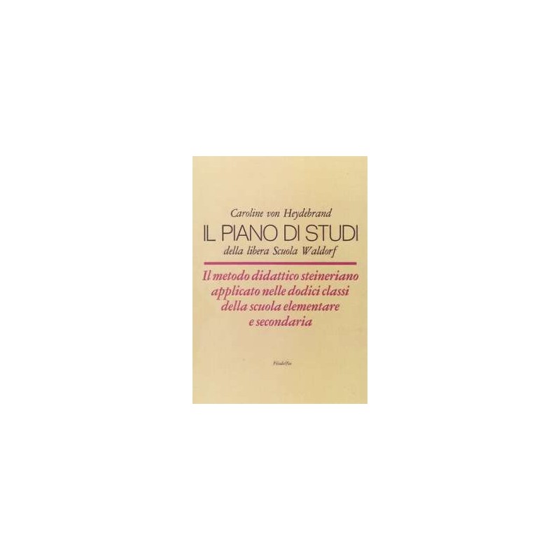 Il Piano di Studi della libera Scuola Waldorf